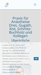 Mobile Screenshot of narkose-freiburg.de